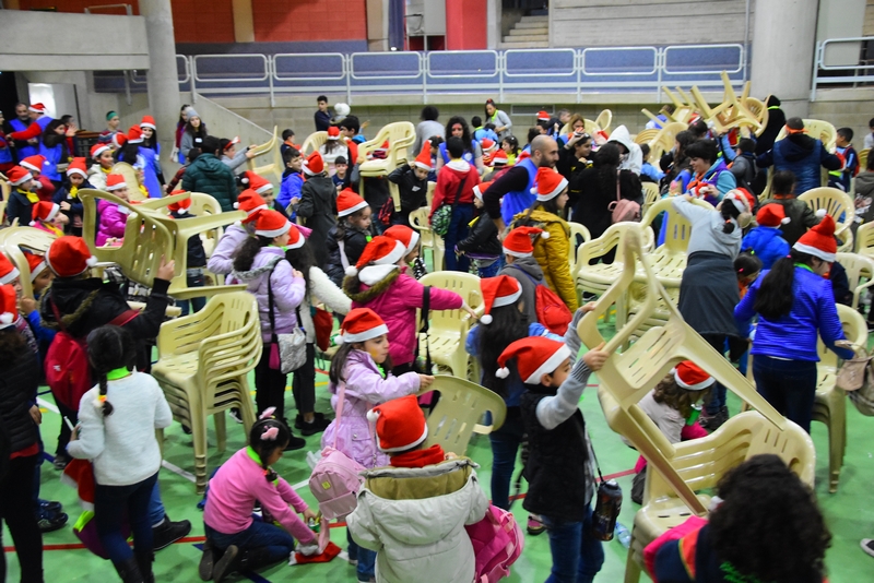 Saint Vincent de paul celebrating Christmas at Jesus & Mary school